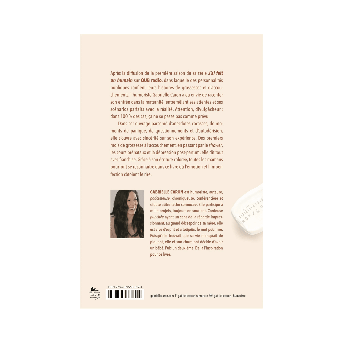 J'ai fait un humain - Gabrielle Caron - Collaboration Cute App
