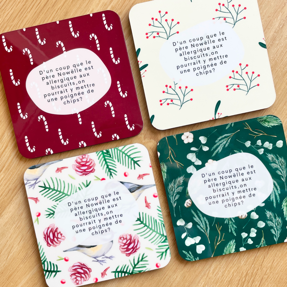 Assortiment de sous-verres - Noël
