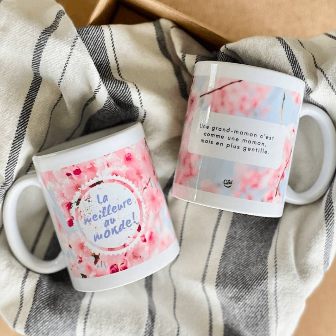 Tasse - Grand-maman gentille - Cerisier - Cute!