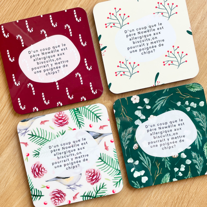 Assortment of coasters - Christmas