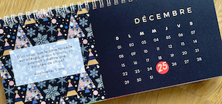 Calendrier de bureau - Décembre - Cute!