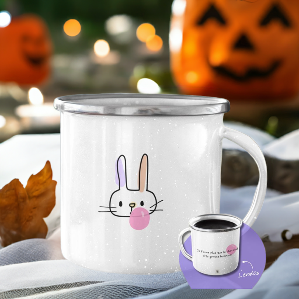 Tasse lapin gomme-balloune